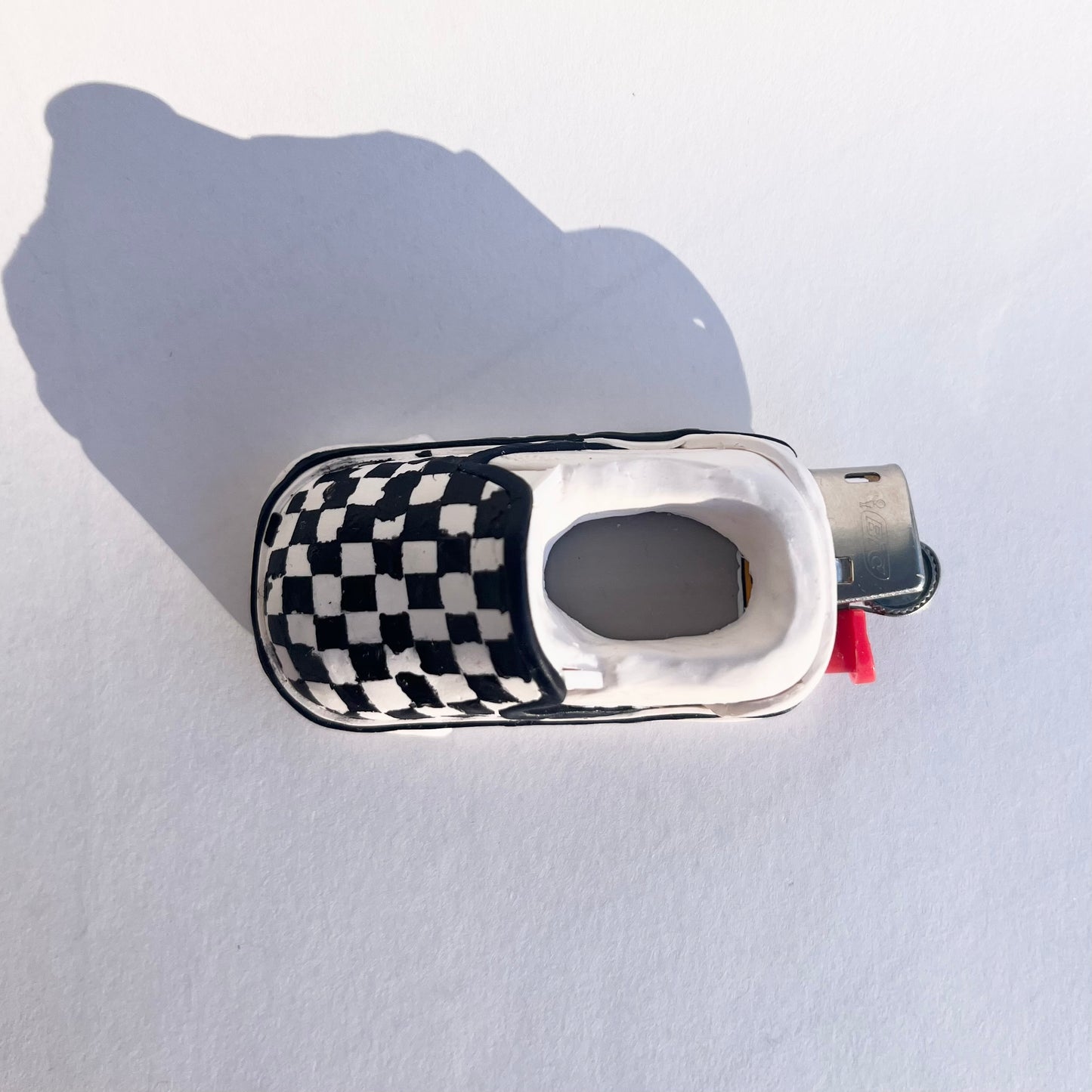 Checkered Shoe Mini Lighter Case