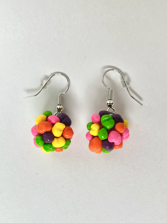 Nerds Gummy Cluster Earrings