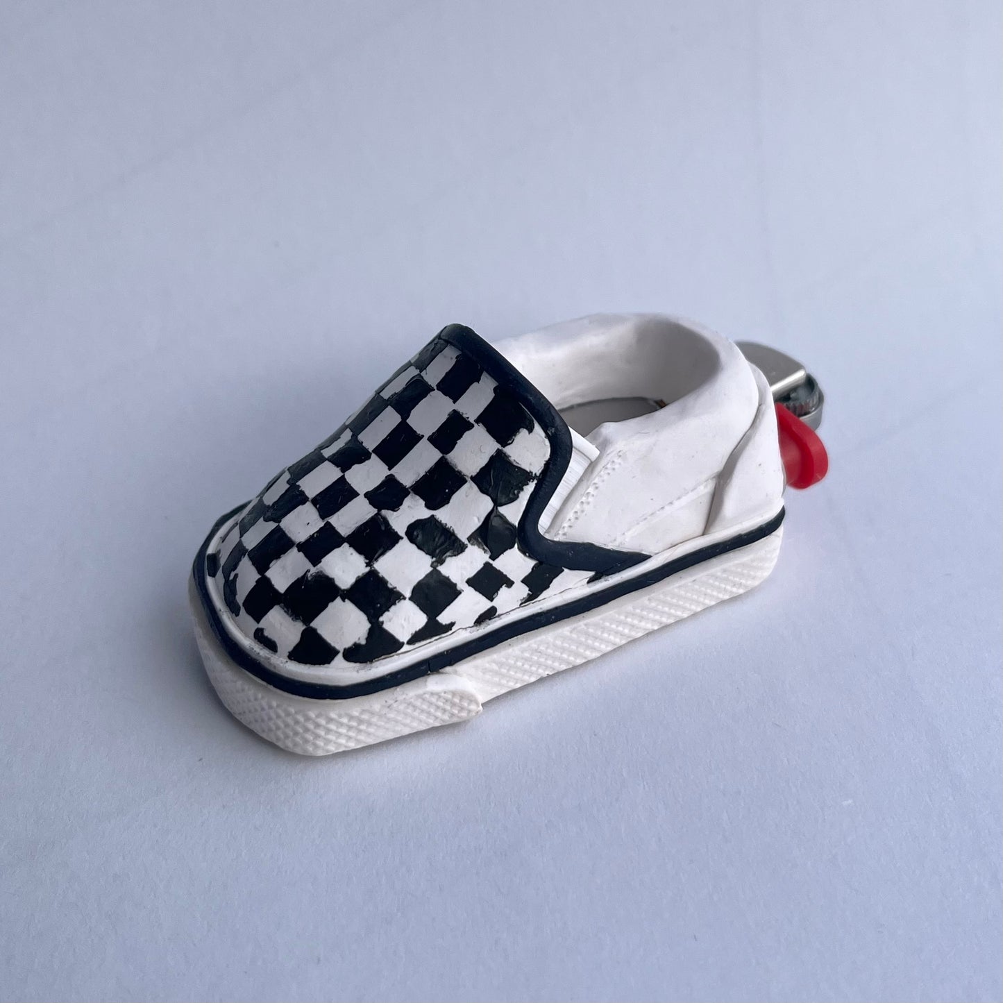 Checkered Shoe Mini Lighter Case