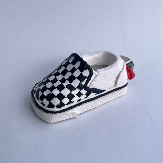 Checkered Shoe Mini Lighter Case
